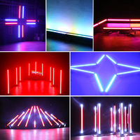 Barra de Luces LED RGB Marslite, Barra de Luces LED RGB a Prueba de Agua IP66, Barra de Luces LED Profesional DMX para Exteriores, Barra de Luces LED para Escenarios, para DJ, Discotecas y Fiestas