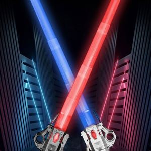 Sable de luz telescópico de alto rendimiento con inducción de cambio de color, espada láser de siete colores con LED intermitente, juguete dos en uno - Product Image 4