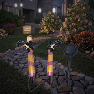 Pin Halloween Phù Thủy chân năng lượng mặt trời ánh sáng Cổ Phần ngoài trời trang trí sân vườn đèn năng lượng mặt trời ngoài trời không thấm nước - Product Image 3