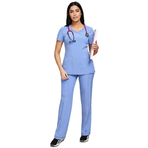 High Quality Nursing <b>Scrubs</b> Set Soft Uniforms Dental Clinic Nurse <b>Scrubs</b> Men <b>Work</b> Set Stylish Sets Men Summer Hospital <b>Scrubs</b> - Product Image 1