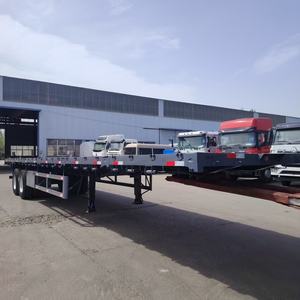 Semirremolque de Plataforma Plana de 2/3/4 Ejes de Alta Capacidad de Carga, Precio Directo de Fábrica, para Transporte de Mercancías - Product Image 1