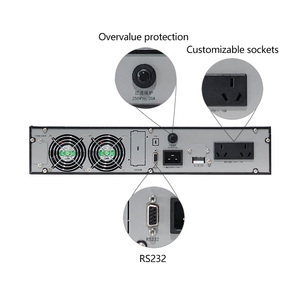 完全なデジタル制御無停電電源キャビネット (10/15/20kva) 、ラックマウント<span class=keywords><strong>UPS</strong></span>、自動バッテリーテスト機能 - Product Image 2