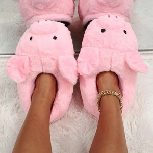 Panda - Pantuflas De Animales De Felpa 20/22 EU, Pantuflas Cálidas De