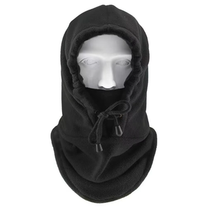 Ciclismo Invierno Hombres Polar Fleece Warmer Gorros Pañuelo para el cuello Mujeres sólidas Máscara de cara completa Cubierta Casco Liner Ski Balaclava Cap - Product Image 1