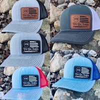 Gorras Richardson 112 Trucker de Gamuza Lisa con Parche de Animales