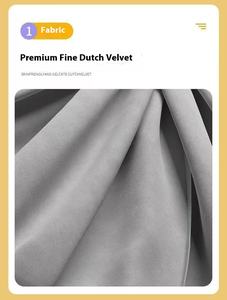 <span class=keywords><strong>Fauteuil</strong></span> moderne de luxe en velours avec pieds en métal doré de style nordique pour le salon d'hôtel, le mariage et l'extérieur. - Product Image 4