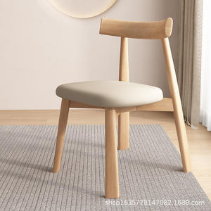 Silla de Comedor Moderna de Madera Estilo Escandinavo con Asiento Tapizado, Muebles para el Hogar, Uso en Restaurantes - Product Image 4