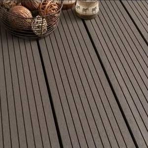 Customized WPC Decking Floor Wood <b>Plastic</b> Composite Durable Waterproof Straight Stripe Deck Boards - Product Image 5