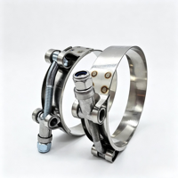 Collier de serrage en T robuste en acier inoxydable galvanisé, support de fixation pour tuyau hydraulique personnalisé, réglable pour l'automobile