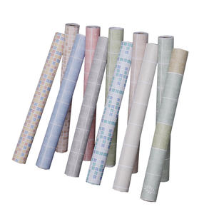 Papel Tapiz Autoadhesivo con Patrón Geométrico Moderno de Damasco, Adhesivos Impermeables para Paredes y Pisos para Cocina, Baño y Apartamento - Product Image 2