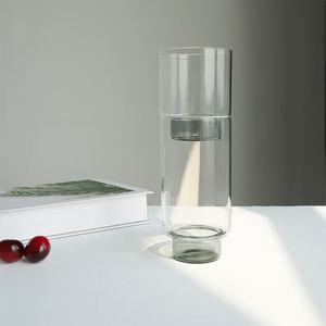 Vasos de Vidrio de Color de Alta Calidad con Logotipo Personalizado, Vasos de Vidrio Negro Transparente de Lujo Resistentes al Calor con Logotipo Personalizado - Product Image 2