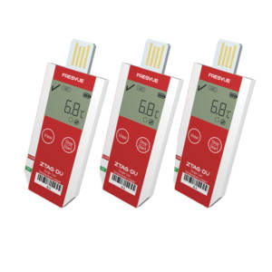 เครื่องบันทึกอุณหภูมิแบบใช้แล้วทิ้ง LCD พร้อมพอร์ต USB รองรับ OEM/ODM มาตรฐาน IP67 สำหรับการขนส่งวัคซีน ห่วงโซ่อุปทานอาหาร และการขนส่งสินค้าทางไกล - Product Image 4