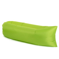 Sofá Cama Hinchable Individual de Cuero Barato para Niños con Luces LED, Colchón Transparente para Coche, Set de Sillas para Bebé, Sofá de Aire para Dormir