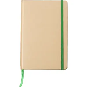 Cuaderno Gianni de papel reciclado, merchandising sostenible - Product Image 1