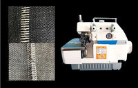 Machine à coudre automatique pour t-shirts, tapis, col, surjet, pour entraînement direct, mini surjet, machine à coudre industrielle à vendre