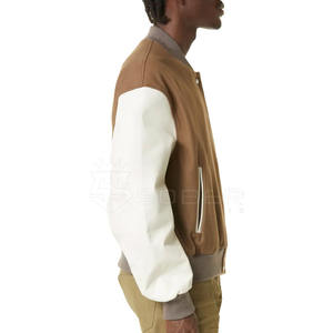 Vestes d'hiver pour hommes 2024 de haute qualité, à capuche et col montant, en coton/laine, style urbain, séchage rapide, respirantes, logo personnalisé, prix bas - Product Image 5