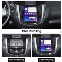 Estéreo Vertical Android Tesla para Navara Terra NP300 con CarPlay Inalámbrico, Auto DSP, GPS, SWC, Pantalla IPS, Unidad de Navegación con Cámara de Reversa