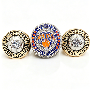 Ensemble de bagues de championnat des Knicks de <span class=keywords><strong>New</strong></span> <span class=keywords><strong>York</strong></span> 1970 1973 2026, boîte de présentation, alliage de haute qualité, strass, souvenirs, cadeaux pour hommes - Product Image 1