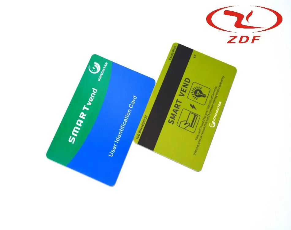 Vente chaude HICO 2750OE PVC matériel de haute qualité imprimé cartes-cadeaux en plastique personnalisé à bande magnétique cartes à provisions entreprises