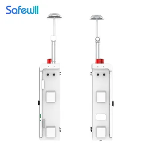 SAFEWILL ES80A-A6 Real Time Ambient O3 No2 Carbon Monoxide Multigas Detectors Analyzer Emission Air Quality Monitoring System