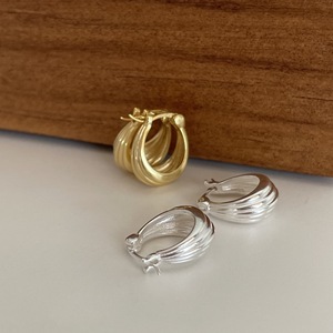 VIANRLA 25 Sterling Silber Einfache Aussage Gold Punk Twist Creolen für Frauen Charms Rock <span class=keywords><strong>Goth</strong></span> Party Schmuck Ohr schnalle - Product Image 6