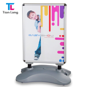 TianLang TianLangPrint-G Soporte grande para carteles de aluminio para exteriores con estante de exhibición de base de agua para carteles - Product Image 1