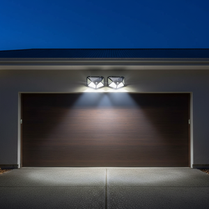 Lampe murale solaire LED ECOSOLAR IP65 étanche 6000K lumière du jour pour jardin, cour et villa, éclairage extérieur (25000 lumens) - Product Image 1