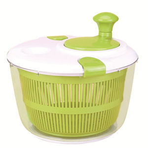 LM <b>Plastic</b> Push Type Fruits Drain <b>Basket</b> Rotation Multifunctional Vegetable Eco-Friendly Oven Safe 5L Kitchen Accessories - Product Image 4