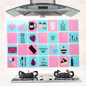 Self-adhesive, high-temperature resistant, oil-proof <b>stickers</b> for home use, including stovetops, tiles, walls, <b>kitchen</b> - Product Image 1