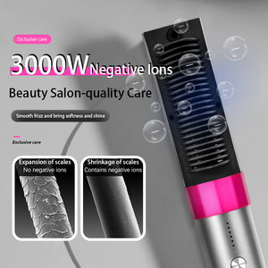 <span class=keywords><strong>Brosse</strong></span> coiffante sans fil portative <span class=keywords><strong>à</strong></span> ions négatifs pour soins capillaires, sèche-cheveux et lisseur - Product Image 3