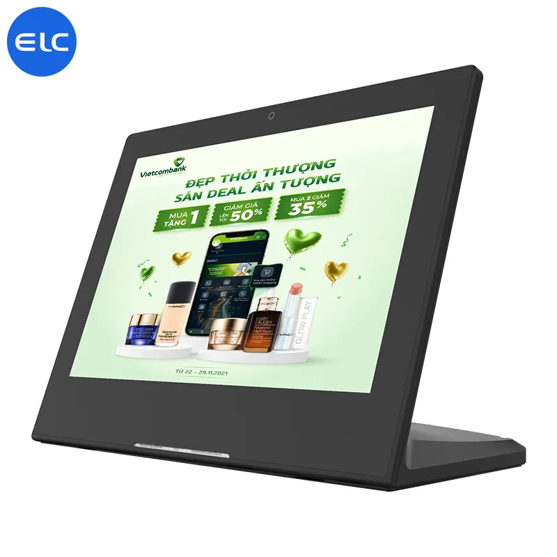 WL1038T(2024) 10.1 inç RK3568 android tablet PC L şekil masa dokunmatik ekran seçeneği NFC POE tablet