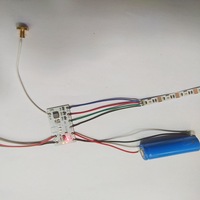 Módulo de Control Táctil LED RGB, Placa de Circuito de Carga de un Solo Color o Doble Color con Control Remoto para Lámpara Nocturna de Marco de Fotos de Madera de Haya