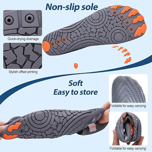 <span class=keywords><strong>Scarpe</strong></span> <span class=keywords><strong>da</strong></span> acqua per adulti all'aperto per nuoto in spiaggia <span class=keywords><strong>antiscivolo</strong></span> in gomma a monte con materiale a rete - Product Image 6