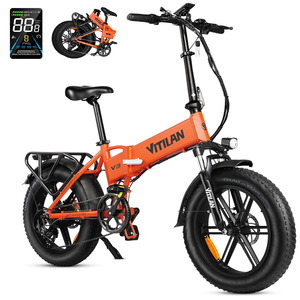 VITILAN V3 2.0 48V 250W Vélo de ville électrique pliable avec moteur arrière sans balais 13AH Lithium Ion pour femmes et adultes - Product Image 3