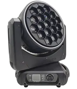 Lampe à tête mobile 40W rgbw à led, œil d'abeille, lavage, zoom, à vendre, 19 pièces