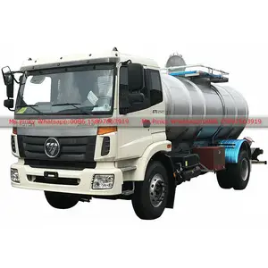 270HP FOTON Auman EX2527 camion per acqua potabile 10MT camion per acqua potabile puliti camion per acqua potabile potabile