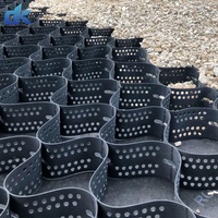 Géocell en HDPE pour allée en gravier, grille de stabilisation du sol de 50 mm à 100 mm de hauteur et murs de soutènement - Géocell grille de stabilisation