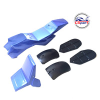 Kit de carénage en plastique cnc, couvercle de plaque de garde-boue pour Mini Moto, Quad ATV vélo 47cc 49cc