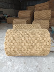 Rollo de fibra de coco marrón dorado marrón 65kg, 10m de largo, fibra de coco, cubierta de pasarela ecológica - Product Image 2