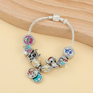 Pulsera de Aleación de Stitch Lilo para Niños Cadena de Mano <span class=keywords><strong>Jumba</strong></span> Estilos Lindos para Niñas Regalo de Cumpleaños Pulsera Brillante - Product Image 6