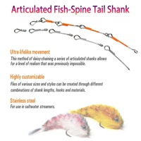 Gelenk Big Game Shank Waddington Shank Stinger Fliegen haken Shank Predator Fly Salzwasser Streamer Fliegen binde material