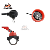 Interrupteur d'arrêt d'urgence magnétique SNOR pour moto avec sangle de poignet pour mini-moto 2 temps, quad et VTT