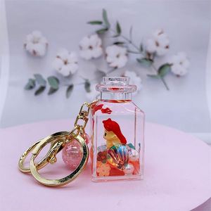 New Gifts Creative Cute Key Chain Keyring Pendant Acrylic Quicksand Liquid <b>Floating</b> Marine Animal Keychain - Product Image 5