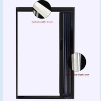 Porte coulissante pliante de style japonais et rideau de douche intérieur pour cloisonnement de mariage, salon, cuisine et salle de bain