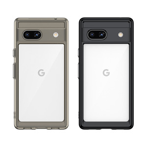 Cho Google Pixel trường hợp cứng PC Acrylic TPU chống xước điện thoại trong suốt trường hợp bán buôn rõ ràng bìa cho Google Pixel 7A 7 Pro - Product Image 3