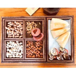 Plateaux de service en bois rustiques, repose-pieds en bois, pour Table basse, <span class=keywords><strong>canapé</strong></span> et <span class=keywords><strong>canapé</strong></span>, mangeoires - Product Image 3