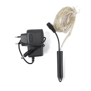 2M 200LED Cola de caballo Árbol de Navidad Cadena de luces Brillo Cobre LED para fiesta Boda Plug-In Guirnalda de luces de Navidad - Product Image 1