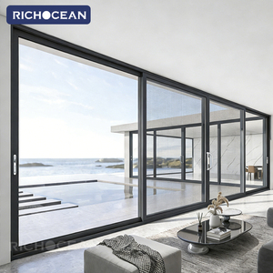 RICHOCEAN <span class=keywords><strong>Puertas</strong></span> <span class=keywords><strong>Corredizas</strong></span> <span class=keywords><strong>de</strong></span> Patio <span class=keywords><strong>de</strong></span> Aluminio con Doble Acristalamiento Personalizadas, Puerta Corrediza <span class=keywords><strong>de</strong></span> Triple <span class=keywords><strong>Vidrio</strong></span> Resistente a Huracanes <span class=keywords><strong>para</strong></span> <span class=keywords><strong>Exteriores</strong></span> - Product Image 5