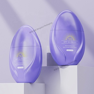 Botella de plástico HDPE con forma ovalada, rango de 50ml-70ml para loción de protección solar, boquilla de embalaje cosmético para champú, mascarillas faciales - Product Image 6