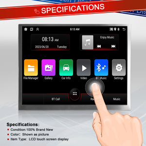 Podofo Cho Jeep Grand Cherokee/Challenger/Wrangler/La Bàn 2018-2023 8.4 Inch LCD Màn Hình Cảm Ứng Hiển Thị Uconnect Đài Phát Thanh <span class=keywords><strong>Navigation</strong></span> - Product Image 4